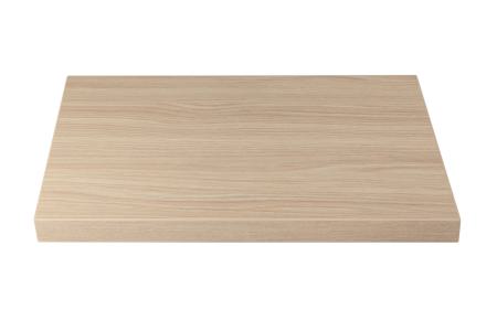 Fertigstufen - DekoStairs "finn oak"<br/>Sandwichkonstruktion (40 mm) mit beidseitig 0,8 mm erhöht abriebfesten Schichtstoff der Firma Resopal beleimt. Schmalflächen mit 2 mm ABS Kante PUR beschichtet. Kanten horizontal gerundet.