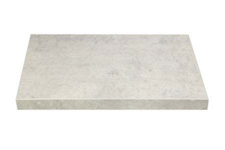 Fertigstufen - DekoStairs "cement"<br/>Sandwichkonstruktion (40 mm) mit beidseitig 0,8 mm erhöht abriebfesten Schichtstoff der Firma Resopal beleimt. Schmalflächen mit 2 mm ABS Kante PUR beschichtet. Kanten horizontal gerundet.