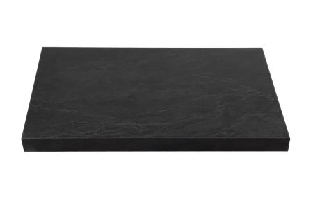 Fertigstufen - DekoStairs "colorado"<br/>Sandwichkonstruktion (40 mm) mit beidseitig 0,8 mm erhöht abriebfesten Schichtstoff der Firma Resopal beleimt. Schmalflächen mit 2 mm ABS Kante PUR beschichtet. Kanten horizontal gerundet.