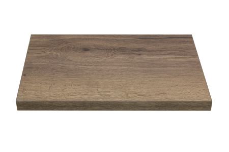 Fertigstufen - DekoStairs "halifax eiche tabak"<br/>Sandwichkonstruktion (40 mm) mit beidseitig 0,8 mm erhöht abriebfesten Schichtstoff der Firma Egger beleimt. Schmalflächen mit 2 mm ABS Kante PUR beschichtet. Kanten horizontal gerundet.